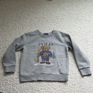 Polo by Ralph Lauren Kids Gray Bear Sweatshirt